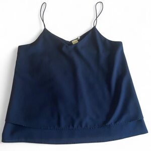 Paper Crane Deep Blue Camisole Top